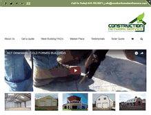 Tablet Screenshot of constructionnetworkservice.com